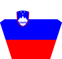 The Flag of Slovenia Pentagon