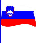 The Flag of Slovenia Pole Flag III