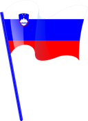 The Flag of Slovenia Pole Flag I