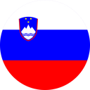 The Flag of Slovenia Round