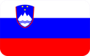 The Flag of Slovenia Rounded Rectangle