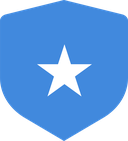 The Flag of Somalia Shielded I