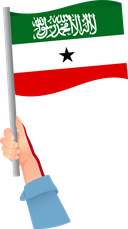 The Flag of Somaliland Handheld
