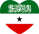 The Flag of Somaliland Heart