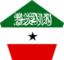 The Flag of Somaliland Pentagon
