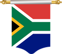 The Flag of South Africa Hanging Banner I