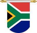 The Flag of South Africa Hanging Banner II
