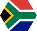 The Flag of South Africa Hexagon I