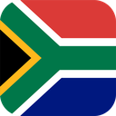 The Flag of South Africa Rounded Square
