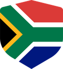 The Flag of South Africa Shielded I