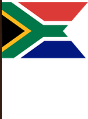 The Flag of South Africa V Cut