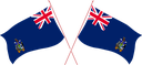 The Flag of South Georgia Crossed Flags