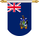 The Flag of South Georgia Hanging Banner II