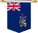 The Flag of South Georgia Hanging Banner III