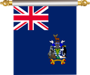 The Flag of South Georgia Hanging Banner IV