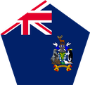 The Flag of South Georgia Pentagon