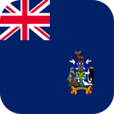 The Flag of South Georgia Rounded Square