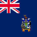 The Flag of South Georgia Square