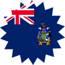 The Flag of South Georgia Star Burst