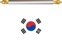 The Flag of South Korea Hanging Banner IV