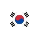 The Flag of South Korea Star Burst