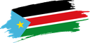 The Flag of South Sudan Brushed