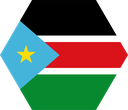The Flag of South Sudan Hexagon I