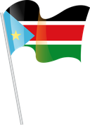The Flag of South Sudan Pole Flag I