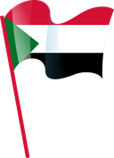 The Flag of Sudan Pole Flag I