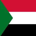The Flag of Sudan Square