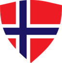 The Flag of Svalbard and Jan Mayen Shielded II