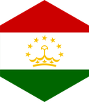 The Flag of Tajikistan Hexagon II