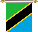 The Flag of Tanzania Hanging Banner IV