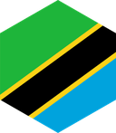 The Flag of Tanzania Hexagon II