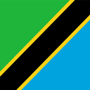 The Flag of Tanzania Square