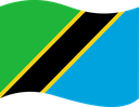 The Flag of Tanzania Wavy I