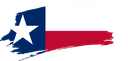 The Flag of Texas Brushed