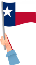 The Flag of Texas Handheld
