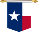 The Flag of Texas Hanging Banner II