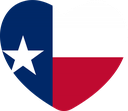 The Flag of Texas Heart