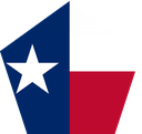 The Flag of Texas Pentagon