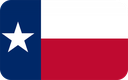 The Flag of Texas Rounded Rectangle