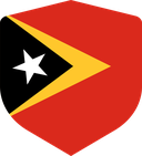 The Flag of Timor Leste Shielded I