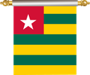 The Flag of Togo Hanging Banner IV