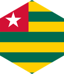 The Flag of Togo Hexagon II