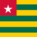 The Flag of Togo Square