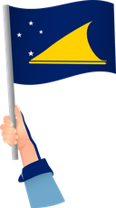 The Flag of Tokelau Handheld