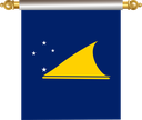 The Flag of Tokelau Hanging Banner IV