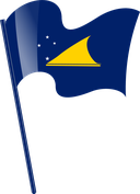 The Flag of Tokelau Pole Flag I
