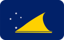 The Flag of Tokelau Rounded Rectangle